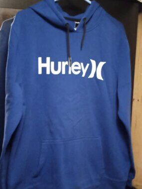 hurley blue XL hoodie